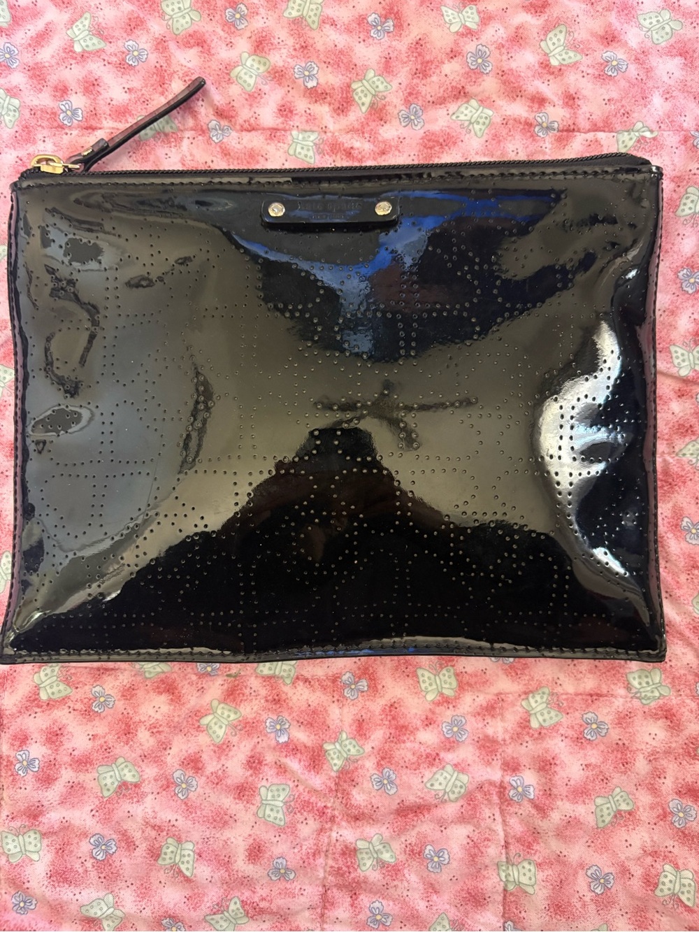 Kate spade black portfolio bag